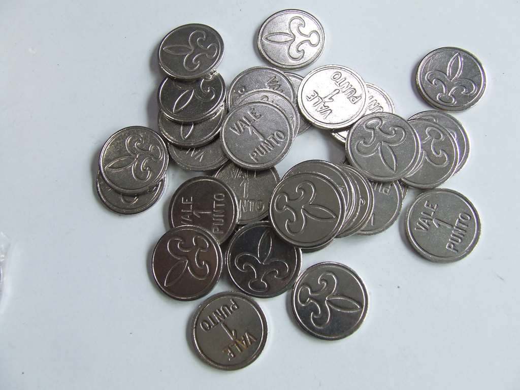 GETTONE PER SLOT MACHINE VALE 1 PUNTO KIT 50 PEZZI GETTONE PER SLOT MACHINE VALE 1 PUNTO KIT 50 PEZZI