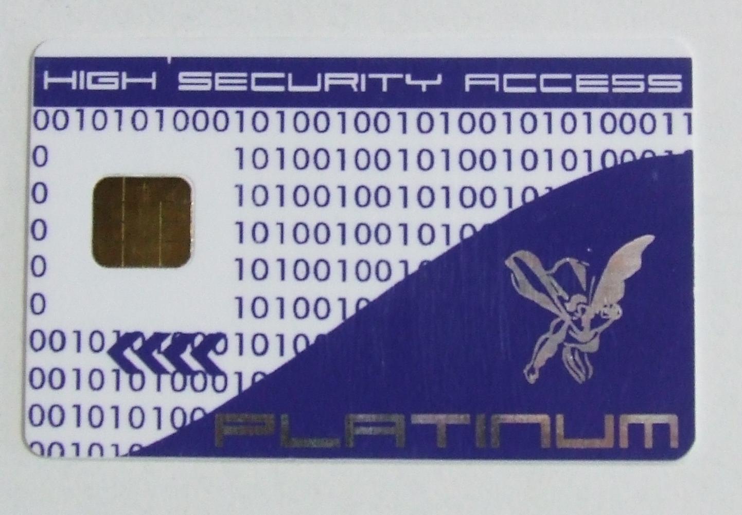 SMARTCARD PLATINUM CON CHIP 6464C EEPROM 64Kb/CRYPTO 64Kb - Clicca l'immagine per chiudere