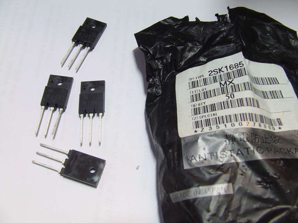 2SK 1685 TRANSISTOR ORIGINALE JAPAN 2SK1685