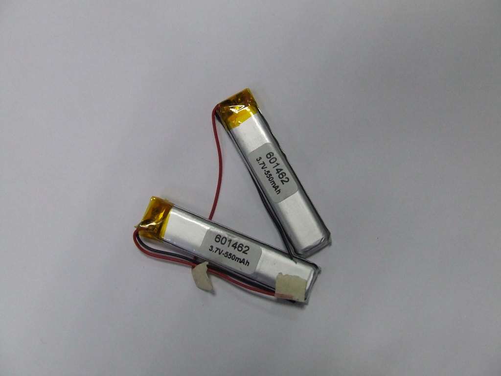 BATTERIA AI POLIMERI DI LITIO 62 X 14 X 6 MM 3,7 V 550 MAH