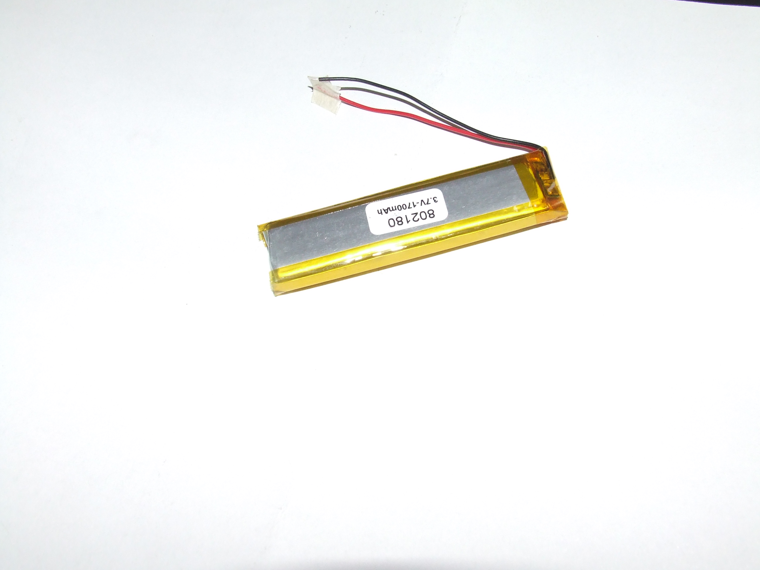 BATTERIA AI POLIMERI DI LITIO 80 X 21 X 8 MM 3,7 V 1700 MAH BATTERIA AI POLIMERI DI LITIO 80 X 21 X 8 MM 3,7 V 1700 MAH