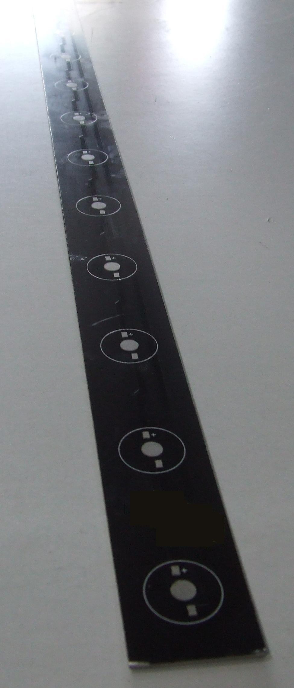 PIASTRA IN ALLUMINIO PER IL MONTAGGIO DI 18 LED DA 1 WATT PIASTRA IN ALLUMINIO PER IL MONTAGGIO DI 18 LED DA 1 WATT