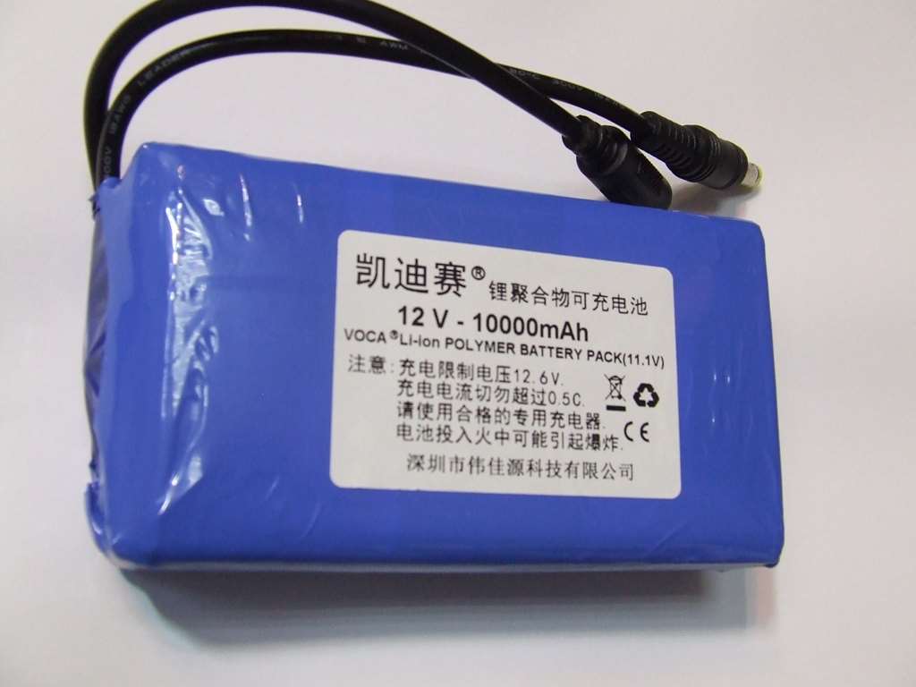 BATTERIA AI POLIMERI DI LITIO 65 X 117 X 33 MM 12 V 10 A BATTERIA AI POLIMERI DI LITIO 65 X 117 X 33 MM 12 V 10 A