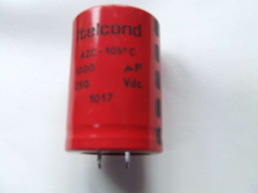 CONDENSATORE ELETTROLITICO ITELCOND 1000mF 2.50V CONDENSATORE ELETTROLITICO ITELCOND 1000mF 2.50V