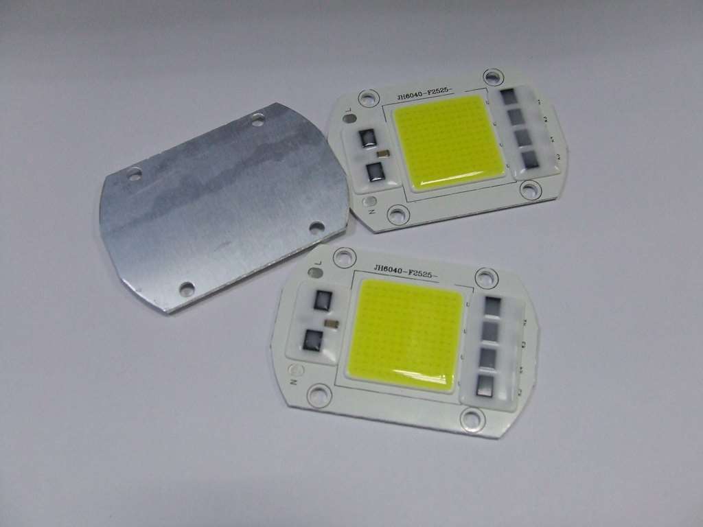 LED BIANCO 220 V 50 W COB LED PER BOTANICA KIT 3 PZ