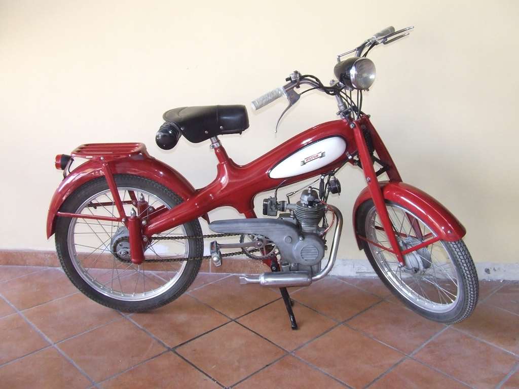 MOTOM BACCHETTA 48 CC PEDALI CON LIBRETTO ORIGINALE 1959