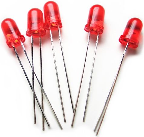 LED ROSSO 5MM 1,5V