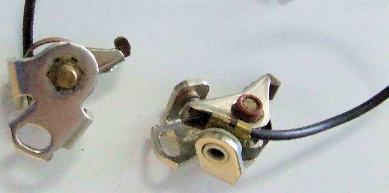 CONTATTI PER MOTO D'EPOCA PUNTINE PLATINATE E CONTATTI PER MOTO D'EPOCA PUNTINE PLATINATE E
