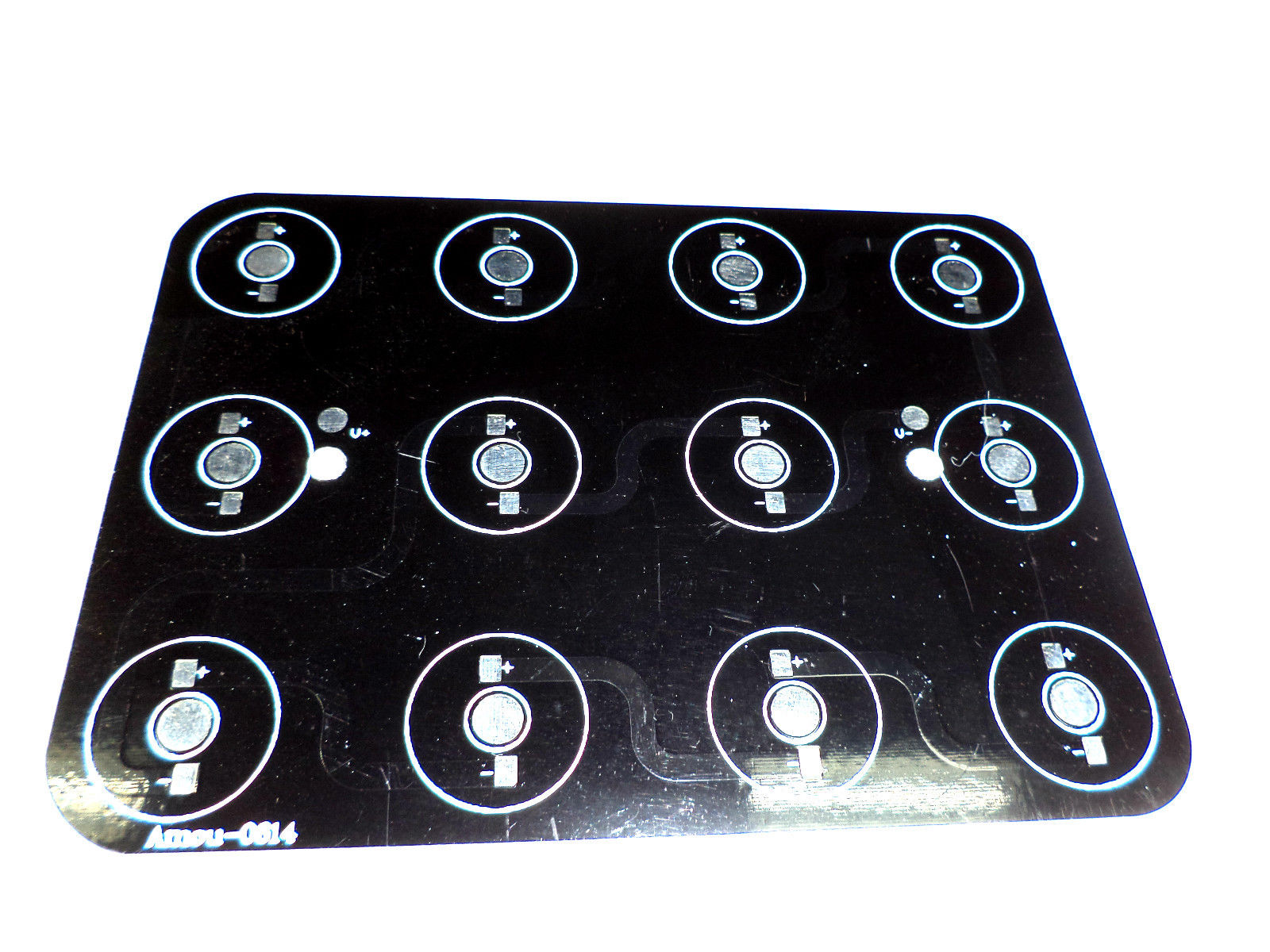 PIASTRA IN ALLUMINIO PER IL MONTAGGIO DI 12 LED DA 1 WATT PIASTRA IN ALLUMINIO PER IL MONTAGGIO DI 12 LED DA 1 WATT